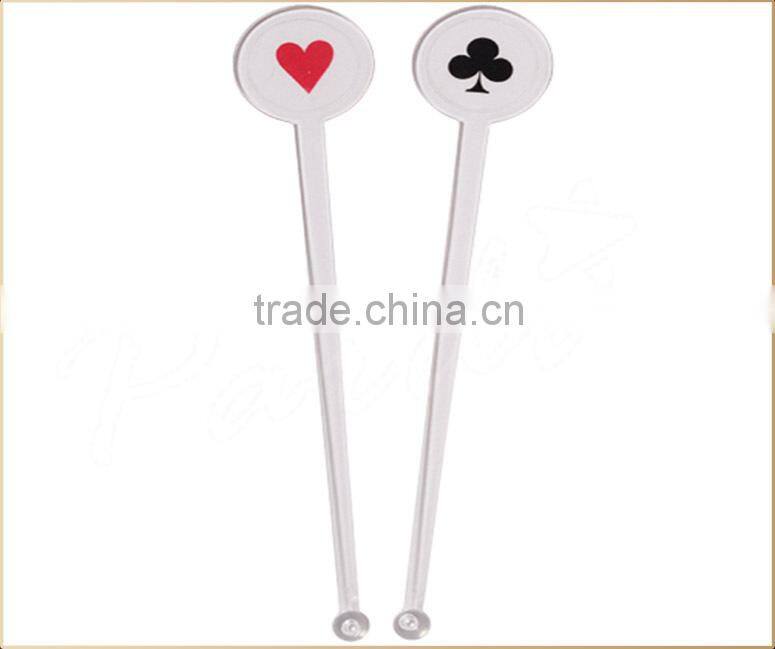 Wholesale high quality stirrer custom plastic swizzle sticks