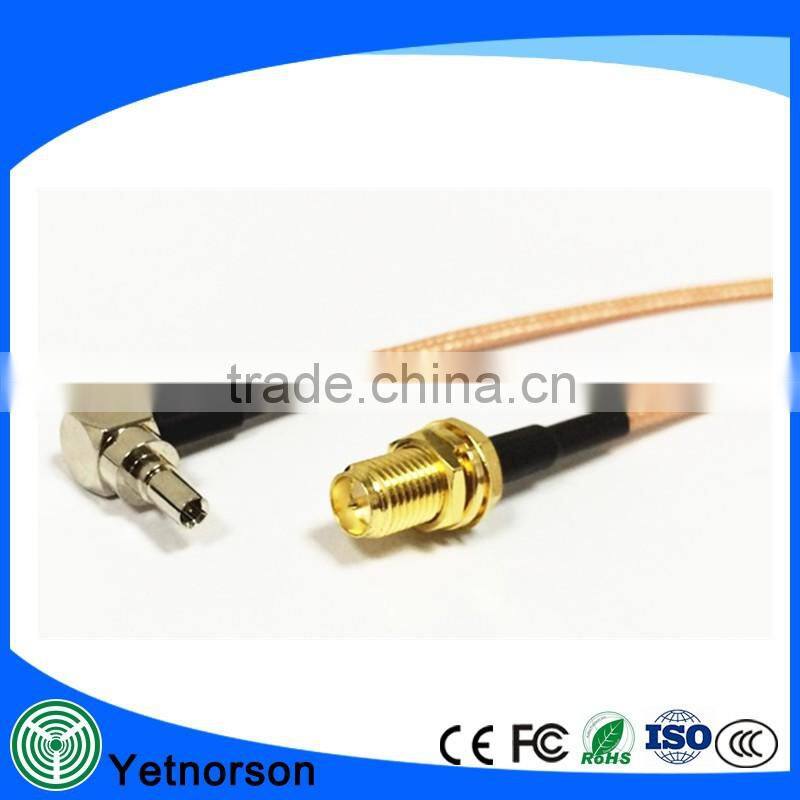 RP SMA to CRC9 RF jumper cable RG316 RF coaxial cable with SMA connector