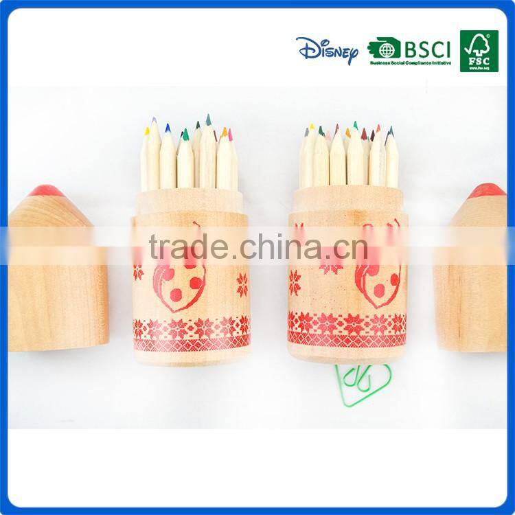 2016 new prducts 3.5 inch mini promotional colored pencil set for students gifts