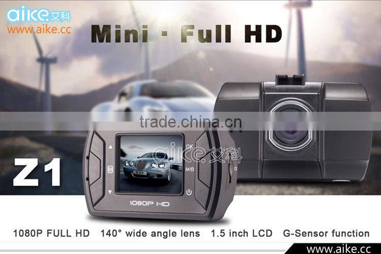 2016 New Car Camera Z1 Novatek Car DVR Video Recorder FHD 1080P 25FPS 1.5"LCD Screen with G-sensor Dash Cam In Stock.