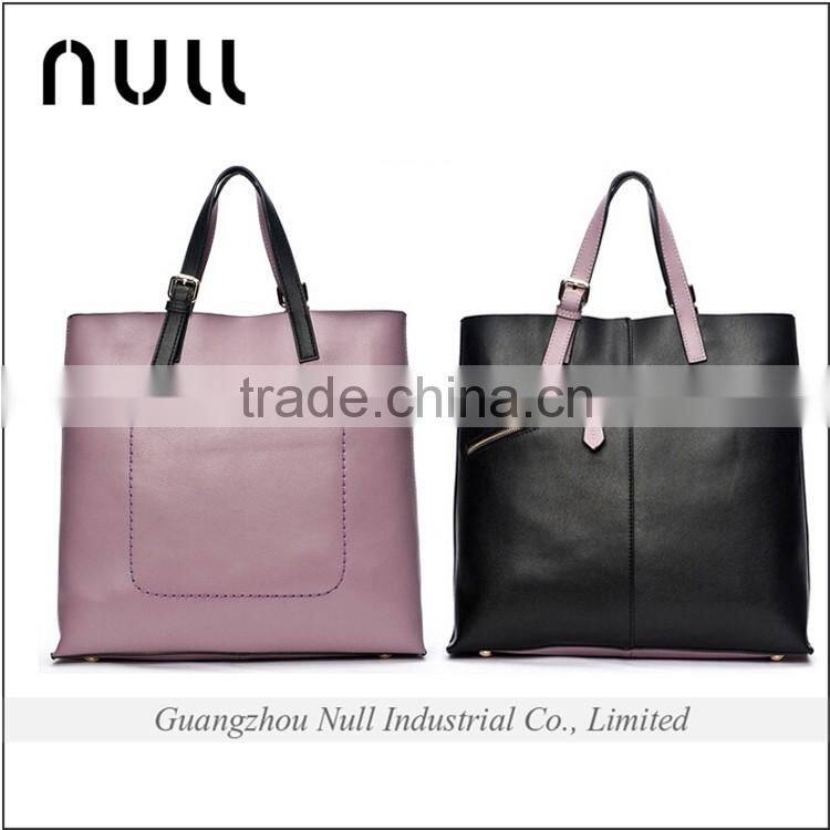 Women Classic Big Style Lady Shoulder Bag Handbag Genuine Leather