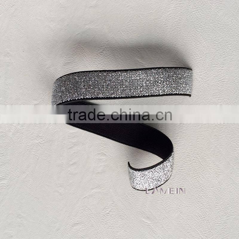 Customized jacquard weave elastic waist band belt for sports wear