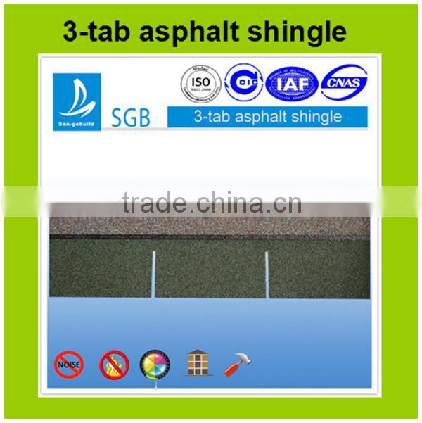 China Red Roofing Asphalt Shingle/Goethe Standard Roofing Tile/Roofing Materials