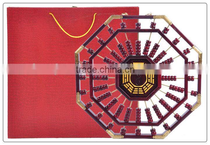 Padauk wooden Counting Frame, Chinese abacus