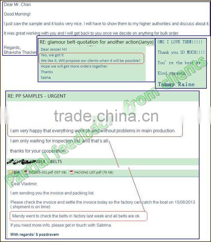 wholesale custom luggage bag belt