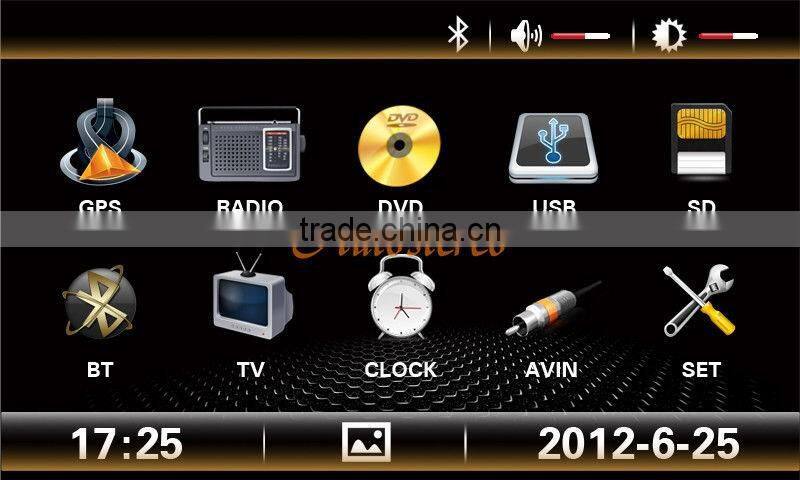 in dash car GPS DVD auto radio for Ford 2012 CAR Multimedia Player