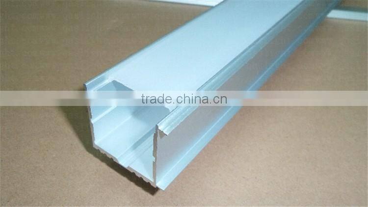 QS-A61 43x32mm LED Aluminum Extrusion / Aluminum LED Profile For Stairs Lighting
