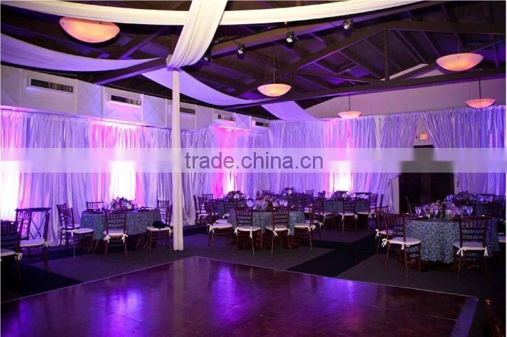 wedding reception drapery portable pipe and drape