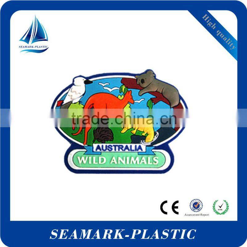 2016 cheap customized rubber pvc souvenir fridge magnet sticker maker