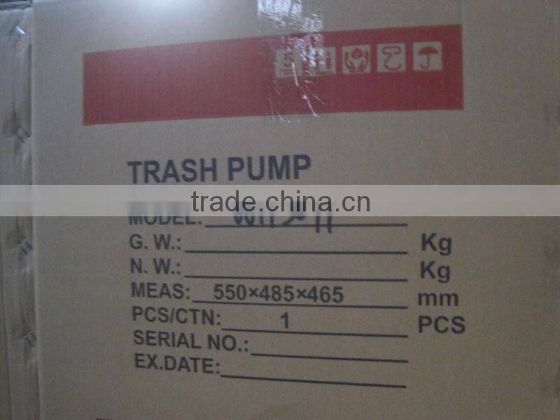 2015 CE professional manufacture gasoline trash water pump WH30TP