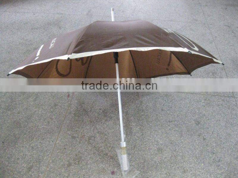 aluminum umbrella 190T pongee aluminum advertising straight umbrella