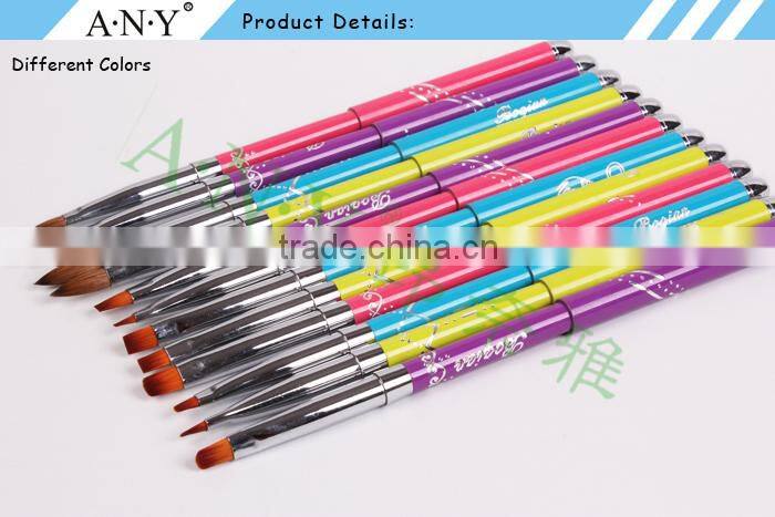 ANY Nail Art UV Gel Builder Using Nail Art Beauty Nail Brush for UV Gel Art