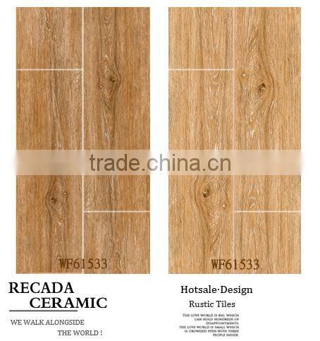 3d 150x600 china foshan wooden rustic design floor wall tiles