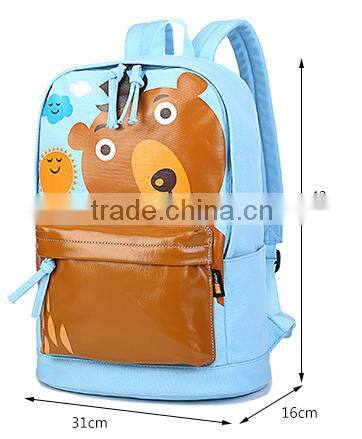 Lovely bear School Bag;Korean Style School Backpack;Lovely Style Cute Teenage Girl School Bags