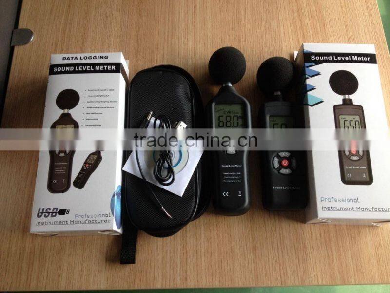 CE approved USB Digital Sound / Noise Level Datalogger Meter Tester 30~130 dB Range with 32,000 Built-in Memory