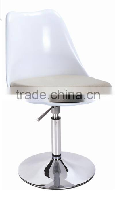 Easy style color fiber upholstered soft swivel leisure Chair