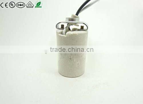Porcelain E14 lamp socket,Ceramics E14 lamp base,E14 lamp holder