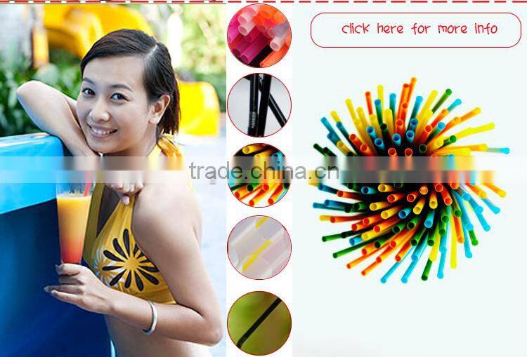 present 1% Promote sales disposable colored plastic straw