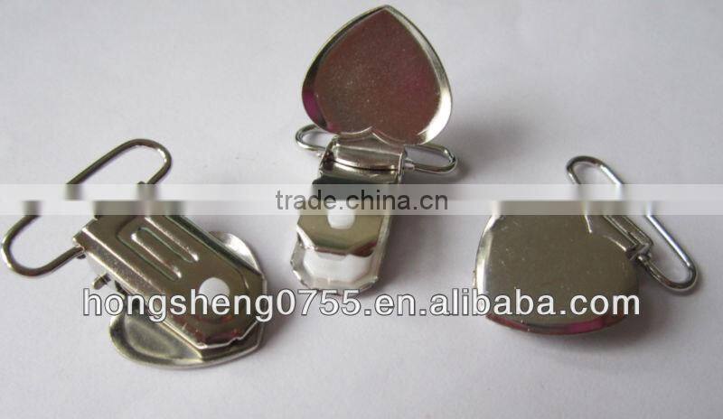 custom metal garment clip,fashion garment clip,garment suspender clip