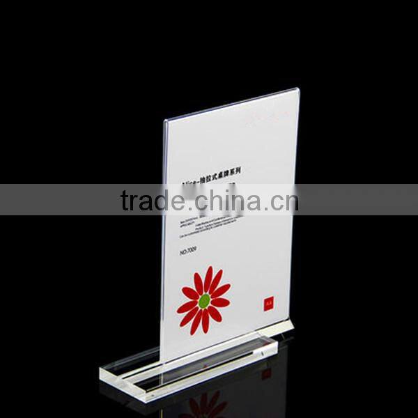 hot sale acrylic a3 poster display stand
