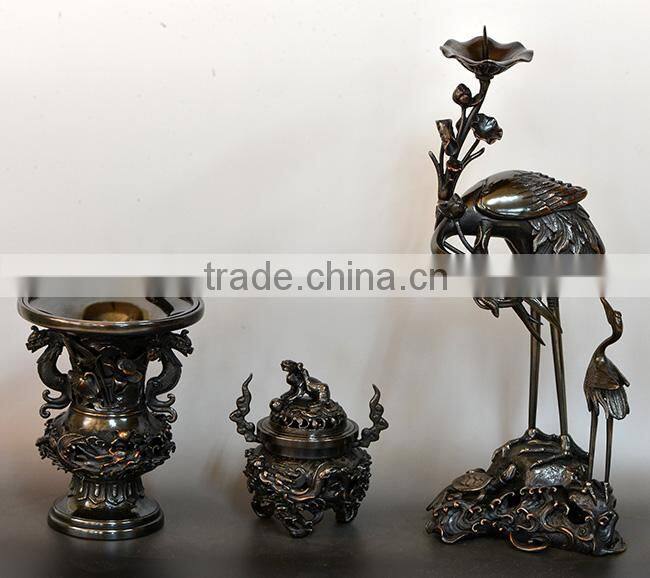 High quality buddhist incense burner Lotus design at Cost-effective , small lot order available