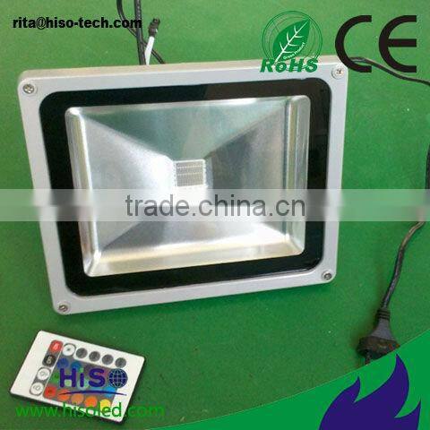 50W RGB Flood Light w/remote controller