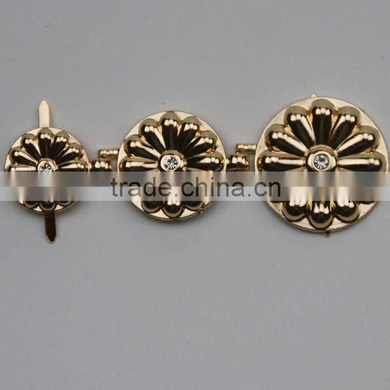 ladies strip sandals shoes acrylic rhinestone decorative shoe buckles