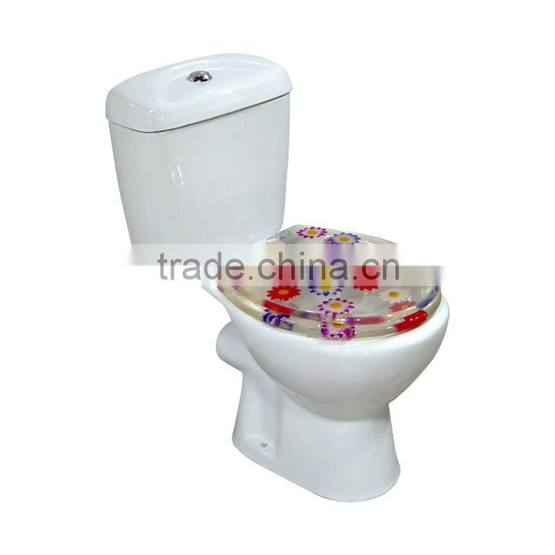 Elongated made in China polyresin bathroom sanitary color wc seat cover