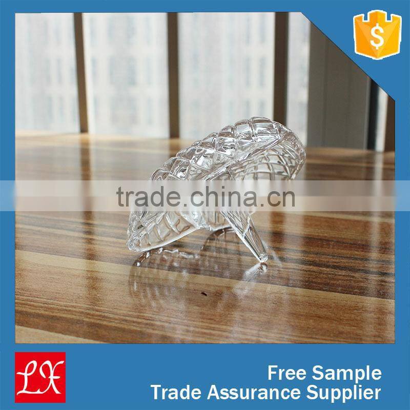 Heart shape handmade glass ring holder