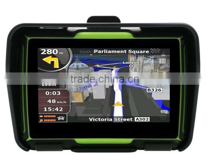Sat nav free world maps available 4.3 inch screen waterproof gps navigator navigation motorcycle