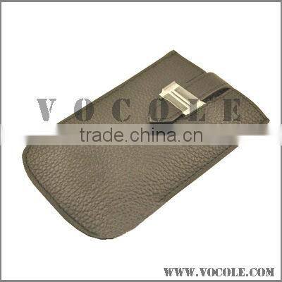 various color genuine leather leather cell phone case