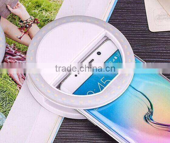 36pcs bright LEDs ring LED selfie flash light for iphone LED Universal Circle Selfie Ring Light For mobile phone
