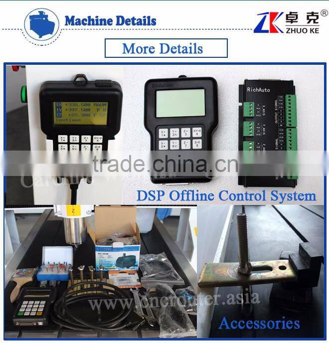 Hot Sale CNC Router Machine ZK-6090 For Non-Metal Materials 600*900MM With Temperature Display&DSP Offline Control System