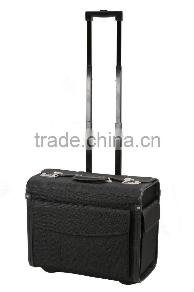 new design 1680D polyeater trolley pilot case