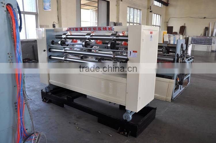 skype:cartonboxmachine t Full automatic thin blade slitter scorer machine/corrugated cardboard making equipmen