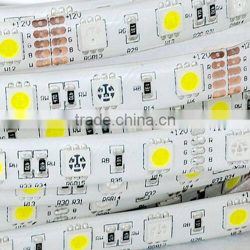 color changeable 60leds/m 72leds/m waterproof IP65 SMD 5050 RGB+CW flex Led strip