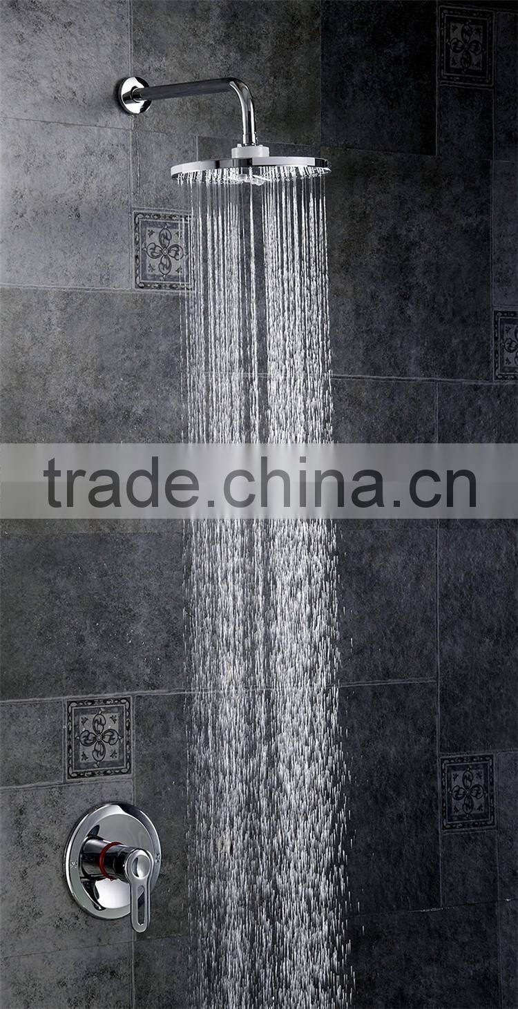 shower sets factory chrome plated brass bathroom big rain shower set