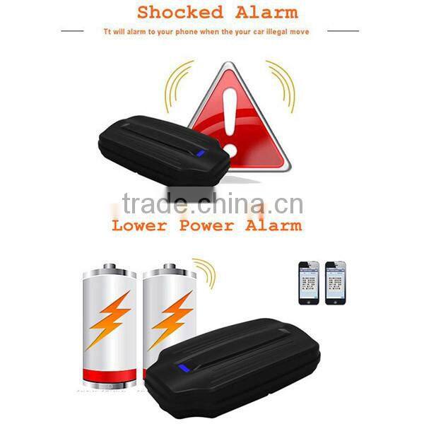 Long battery standby car gps tracker with light Sensor