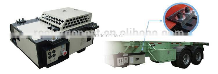 under-mount generator set for refrigerated container