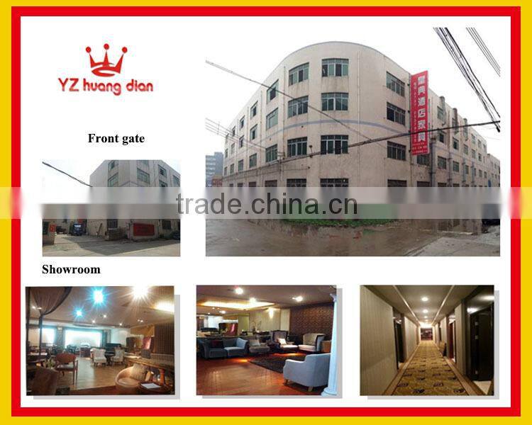 Fabric with button round ottoman and pouf YO7016