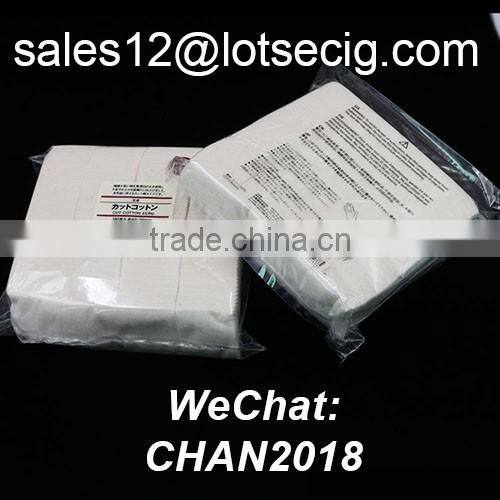 wholesale 100% 5pcs/pack original japan organic cotton pad electronic cigarette rda atomizer wick cotton