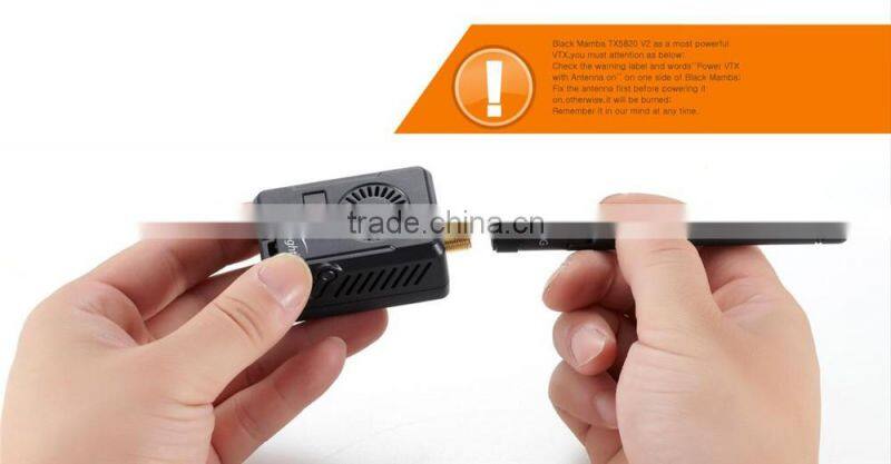 G2856 5.8Ghz 2W 40ch long range powerful fpv wireless AV transmitter FPV sender Flysight Black Mamba TX5820 V2