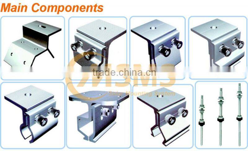 Metal roof solar mounting bracket