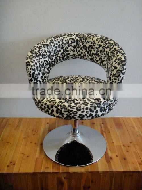 comfortable fabric swivel chair bar