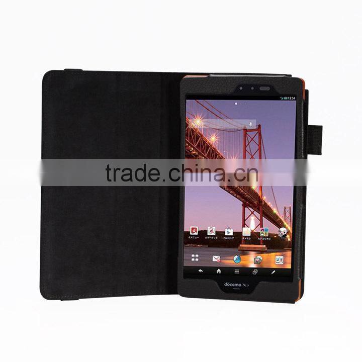 most selling product in alibaba tablet PU product case for Sharp Aquos Pad SH-08E