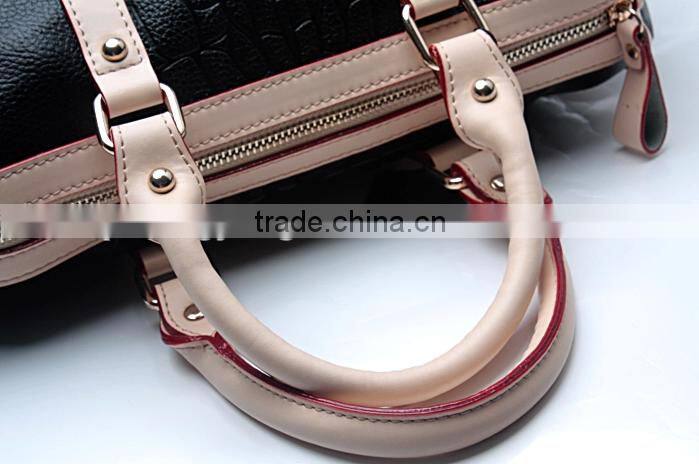 Genuine leather lady fashion bag online shop China