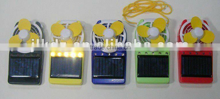 2015 hottest led light solar camping fans with moble charger function