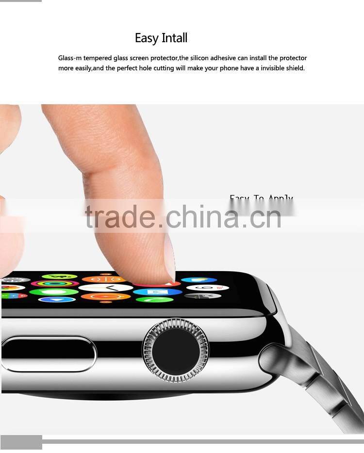 Real Shot 3D Full Cover Tempered Glass Screen Shield For Apple Watch