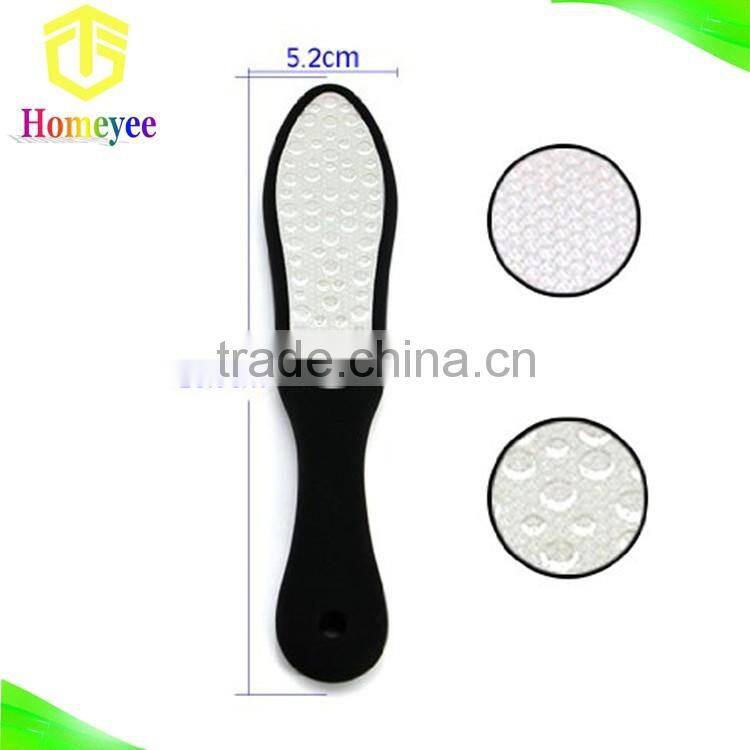 304 Stainless Steel Rubber Handle Metal Pedicure Foot File