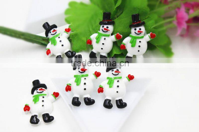 New arrival resin Christmas pine boughs resin hair bow resin cabochons flatback resin DIY resin for kids hair phone accessaries